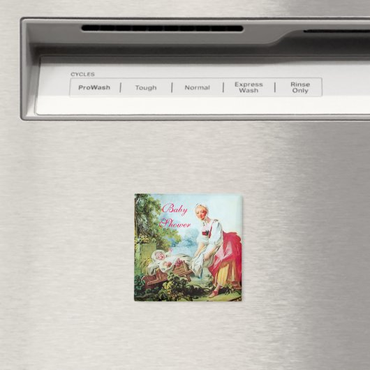 FARBBIGE BABY DUSCHE MAGNET (In Situ (Geschirrspüler))