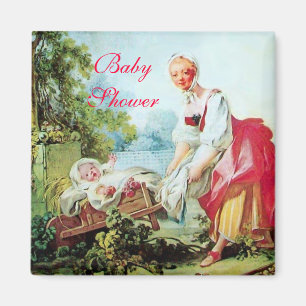 FARBBIGE BABY DUSCHE MAGNET