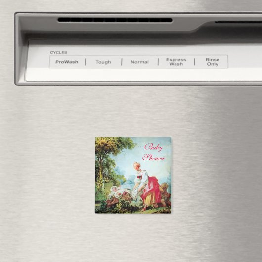 FARBBIGE BABY DUSCHE MAGNET (In Situ (Geschirrspüler))