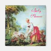 FARBBIGE BABY DUSCHE MAGNET (Vorne)