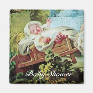 FARBBIGE BABY DUSCHE MAGNET