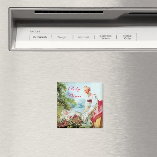 FARBBIGE BABY DUSCHE MAGNET (In Situ (Geschirrspüler))