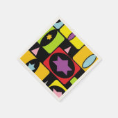 FARBBIGE FORMEN SERVIETTE (Ecke)