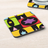 FARBBIGE FORMEN UNTERSETZER (Linke Seite)