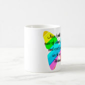FARBBIGE HEBREWS 11:1-BUTTERFLY-DESIGN KAFFEETASSE (Mittel)