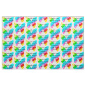 FARBBIGE HEBREWS 11:1-BUTTERFLY-DESIGN STOFF (Fat Quarter (45,7 x 55,9 cm))