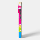 FARBBIGE KUNSTSTOFF-KRAWATTE Case-Mate iPhone HÜLLE (Rückseite / Links)