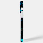 FARBBIGE LUMINOSE BLUME-DESIGN Case-Mate iPhone HÜLLE (Rückseite / Links)