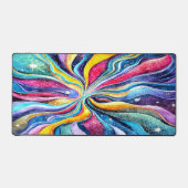 FARBBIGE NIEDLICHE WASSERFARBE AUSSENRAUMENTWICKLU SCHREIBTISCHUNTERLAGE (Vorderseite)