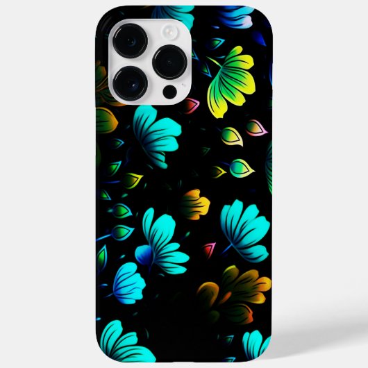 FARBBIGE ZAUBERISCHE BLUME ART DESIGN Case-Mate iPhone HÜLLE (Rückseite)