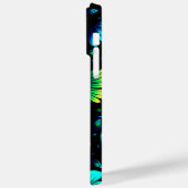 FARBBIGE ZAUBERISCHE BLUME ART DESIGN Case-Mate iPhone HÜLLE (Rückseite / Links)