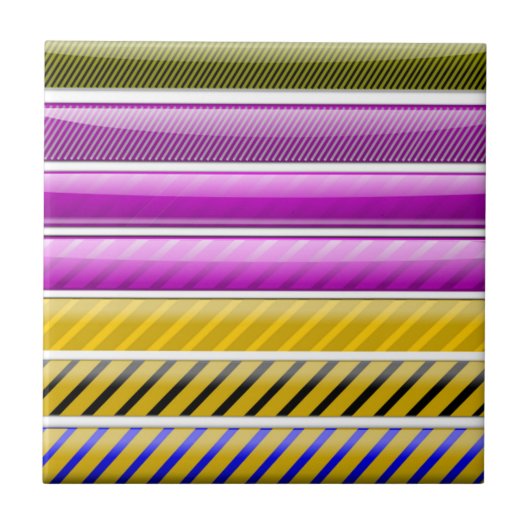 FARBBIGER BAR PATTER FLIESE (Vorderseite)