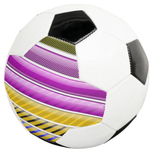 FARBBIGER BAR PATTER FUßBALL (Dreiviertel)