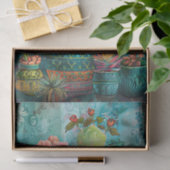 FARBBIGER CACTUS UND ERFOLGREICHE DEKOUTION SEIDENPAPIER (Geschenk)