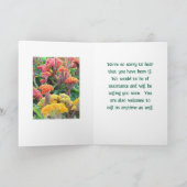 FARBBIGER CELOSIA GARTEN/ GUT/KUNSTBAR KARTE (Innenseite)