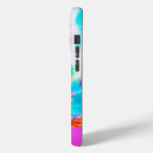 FARBBIGER PASTER ABSTRACT DESIGN KRAWATTE DYE Case-Mate iPhone HÜLLE (Rückseite / Links)