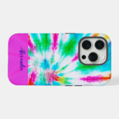 FARBBIGER PASTER ABSTRACT DESIGN KRAWATTE DYE iPhone HÜLLE (Rückseite (Horizontal))