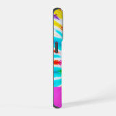 FARBBIGER PASTER ABSTRACT DESIGN KRAWATTE DYE iPhone HÜLLE (Rechte Seite)