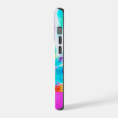 FARBBIGER PASTER ABSTRACT DESIGN KRAWATTE DYE iPhone HÜLLE (Linke Seite)