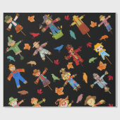 FARBBIGER SKARECROW GESCHENKPAPIER (Flach)