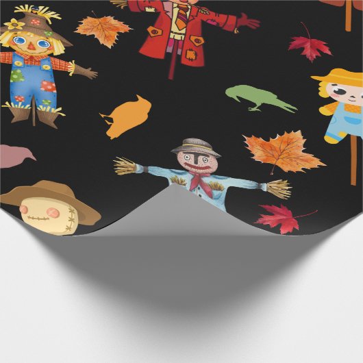 FARBBIGER SKARECROW GESCHENKPAPIER (Ecke)