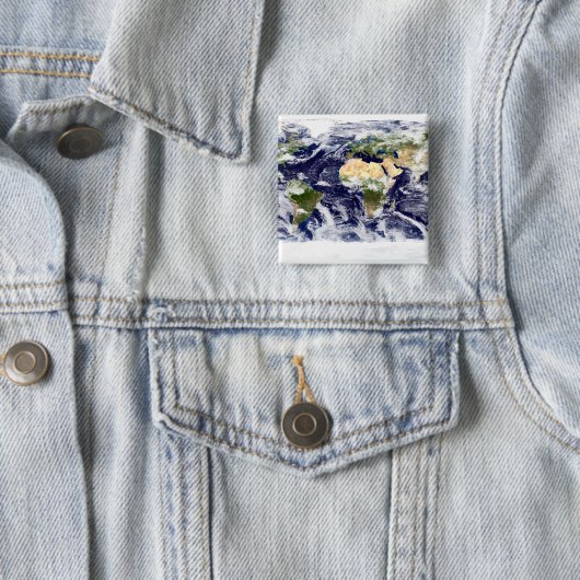 Farbbild der gesamten Erde Button (Beispiel)