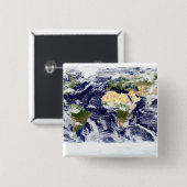 Farbbild der gesamten Erde Button (Vorne & Hinten)