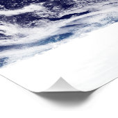 Farbbild der gesamten Erde Fotodruck (Ecke)