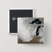 Farbbild des Schnees Button (Vorne & Hinten)