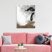Farbbild des Schnees Leinwanddruck (Insitu (Wohnzimmer))
