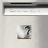 Farbbild des Schnees Magnet (In Situ (Geschirrspüler))