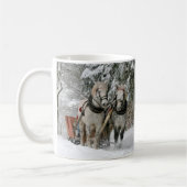Farbbild des WinterSchlittenfahrens Kaffeetasse (Links)