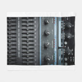 Farbbild vieler Tasten in einer Tonaufnahme Fleecedecke (Vorderseite (Horizontal))