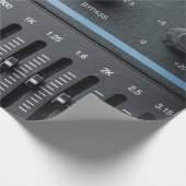 Farbbild vieler Tasten in einer Tonaufnahme Geschenkpapier (Ecke)