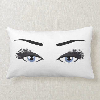 Farbbilden ändernde Augen-Wimper-Gesichts-Mode Lendenkissen