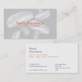 Farbbildschirm-Illustration weiß/grau Visitenkarte (Vorne/Hinten)