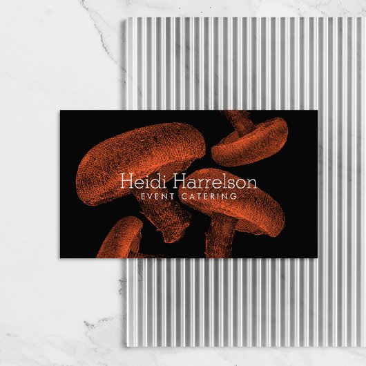 Farbbildschirmabdruck Orange/Schwarz Visitenkarte