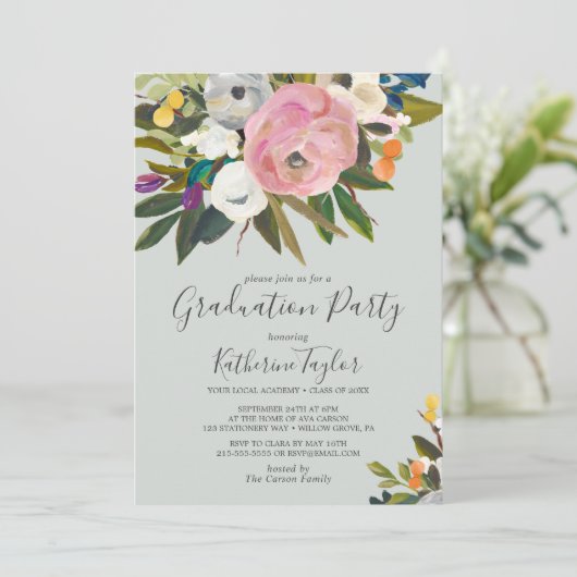 Farbbildungspartei Einladung (Stehend Vorderseite)