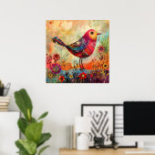 FARBBIRD GEMISCHTER MEDIENPOSTER POSTER (Heimbüro)