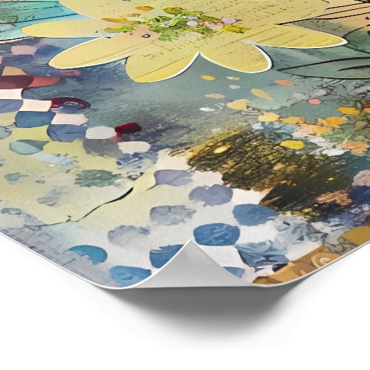 FARBBIRD GEMISCHTER MEDIENPOSTER POSTER (Ecke)