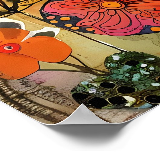 FARBBIRD GEMISCHTER MEDIENPOSTER POSTER (Ecke)