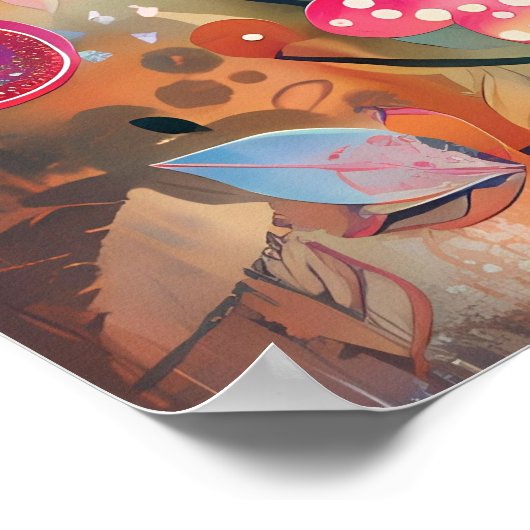 FARBBIRD GEMISCHTER MEDIENPOSTER POSTER (Ecke)