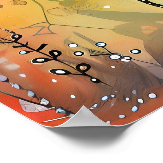 FARBBIRD GEMISCHTER MEDIENPOSTER POSTER (Ecke)