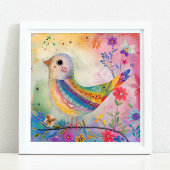 FARBBIRD GEMISCHTER MEDIENPOSTER POSTER