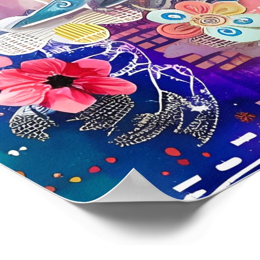 FARBBIRD GEMISCHTER MEDIENPOSTER POSTER (Ecke)