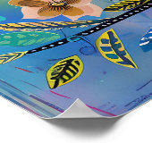 FARBBIRD GEMISCHTER MEDIENPOSTER POSTER (Ecke)