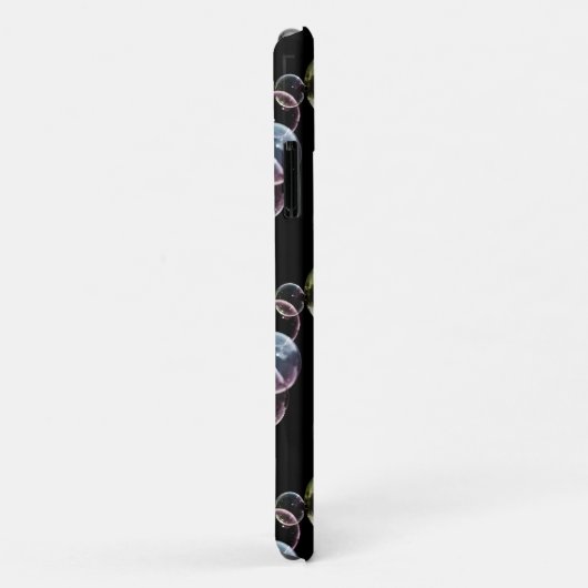 Farbblasen auf schwarz Case-Mate iPhone hülle (Hinten/Rechts)