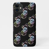 Farbblasen auf schwarz Case-Mate iPhone hülle (Rückseite)