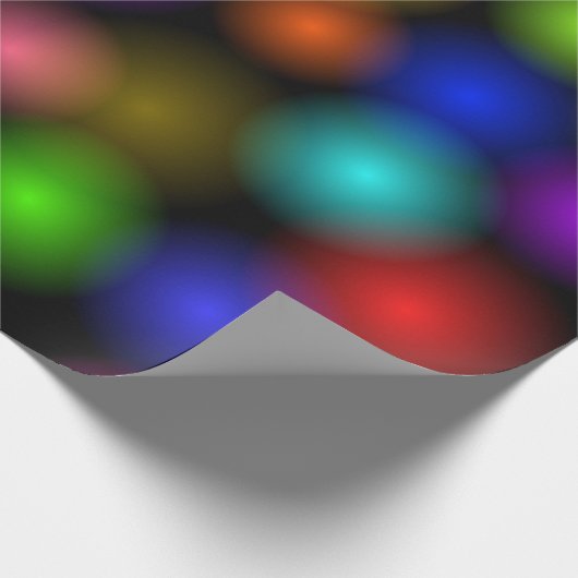 Farbblasen Geschenkpapier (Ecke)