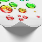 Farbblasen Geschenkpapier (Ecke)
